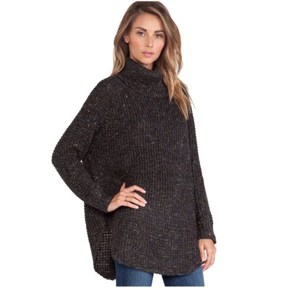 Free people Tweed Pullover chunky sweater